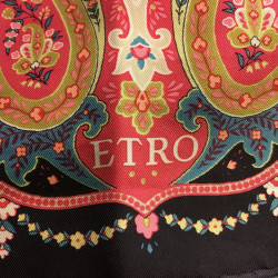 Foulard multicolore en soie ETRO