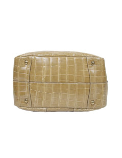 Sac cabas PRADA en crocodile gold