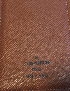 Coated canvas wallet LOUIS VUITTON Brown Monogram