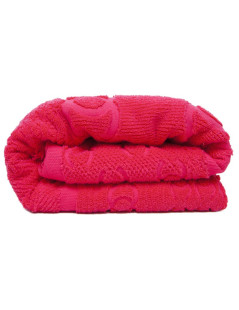 CHANEL beach bag and towel sponge fushia