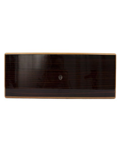 LOUIS VUITTON cigar case in mahogany finish wood ebony