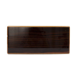 LOUIS VUITTON cigar case in mahogany finish wood ebony