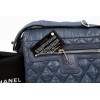 Sac coco cocoon CHANEL à rabat bleu