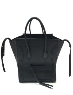 Matt CELINE "Phantom" black leather bag