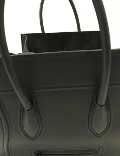 Matt CELINE "Phantom" black leather bag