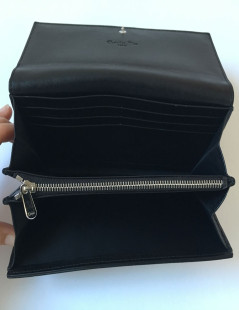 DIOR black leather wallet