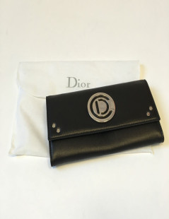 DIOR black leather wallet