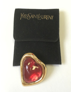 Broche Coeur YVES SAINT LAURENT