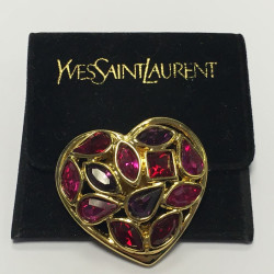 Broche Coeur YVES SAINT LAURENT