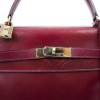 32 leather red box: Vintage HERMES Kelly