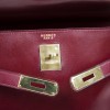 32 leather red box: Vintage HERMES Kelly