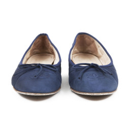 Ballerines CHANEL T39 bleu