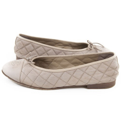 Ballerines CHANEL T39 beige