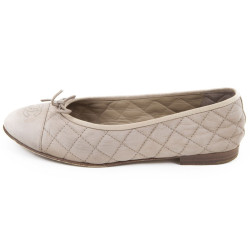 Ballerines CHANEL T39 beige