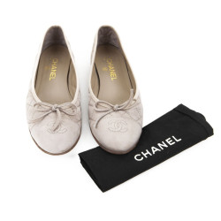 Ballerines CHANEL T39 beige