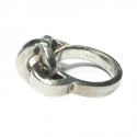 HERMES silver size 50 ring