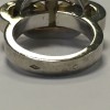 HERMES silver size 50 ring