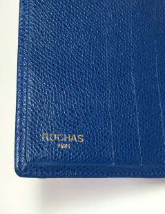 Portfolio ROCHAS blue leather