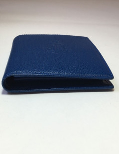 Portfolio ROCHAS blue leather