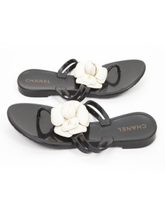 Mules CHANEL T 39 Camellia