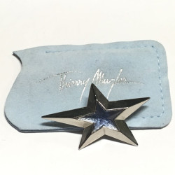 Broche THIERRY MUGLER étoile argentée