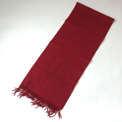 Scarf LOUIS VUITTON red dark cashmere