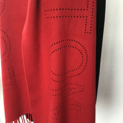 Scarf LOUIS VUITTON red dark cashmere