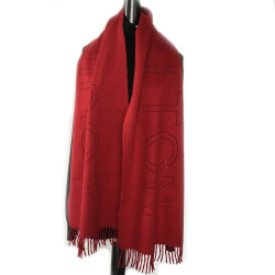 Scarf LOUIS VUITTON red dark cashmere