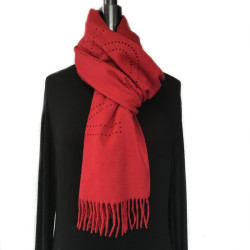 Scarf LOUIS VUITTON red dark cashmere