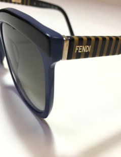 FENDI sunglasses plastic blue and black