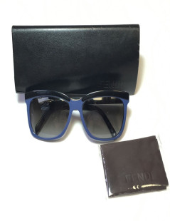 FENDI sunglasses plastic blue and black