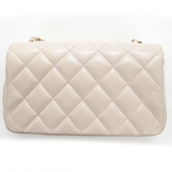 Mini sac CHANEL cuir d'agneau rose