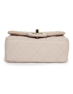 Mini sac CHANEL cuir d'agneau rose