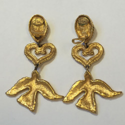 Boucles d'oreille clips CHRISTIAN LACROIX Eté 94