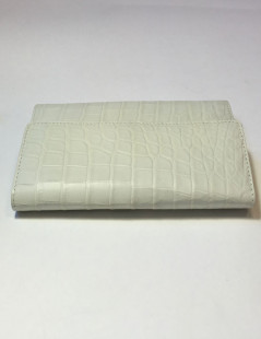 CASSEGRAIN ivory leather wallet