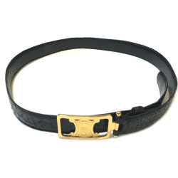 Ceinture CELINE en croco Vintage