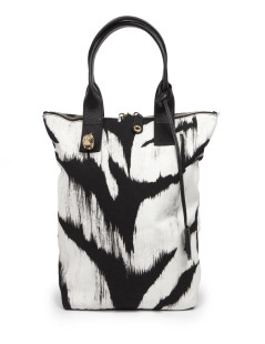 Sac cabas ALEXANDER Mc QUEEN toile et cuir 