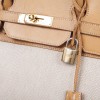 Birkin 40: canvas and leather bag