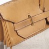 Birkin 40: canvas and leather bag