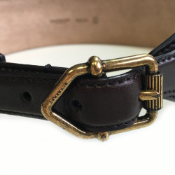 BURBERRY PRORSUM leather purple T80 belt