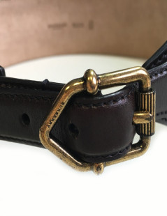 xxx Ceinture BURBERRY PRORSUM en cuir violet T80