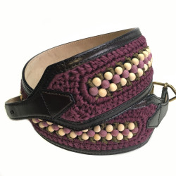 xxx Ceinture BURBERRY PRORSUM en cuir violet T80