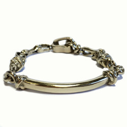 GOOSSENS Paris gilded metal bracelet size M