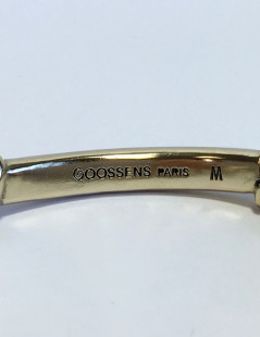 GOOSSENS Paris gilded metal bracelet size M