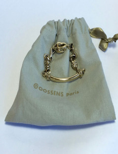 GOOSSENS Paris gilded metal bracelet size M