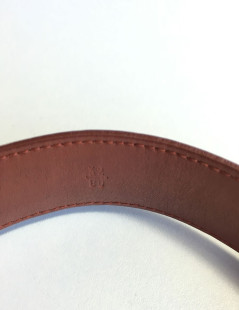 PRADA brown leather belt