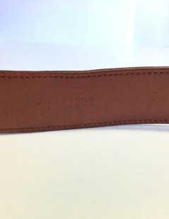 PRADA brown leather belt