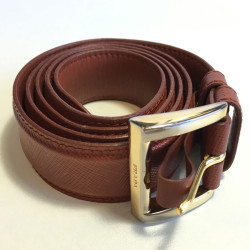 xxx Ceinture PRADA en cuir marron 