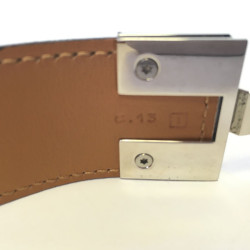 Ceinture HERMES en cuir marron T36