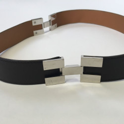 T36 brown leather HERMES belt